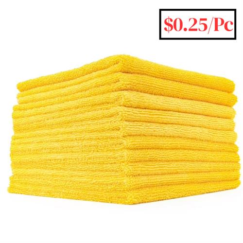 16x16 Irregular Gold Microfiber 300 Pieces Bale Pack- 330 GSM